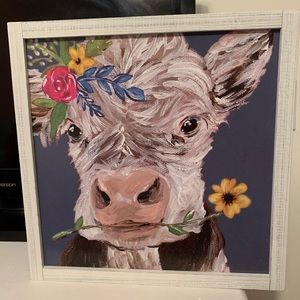 Decorative Cow Picture